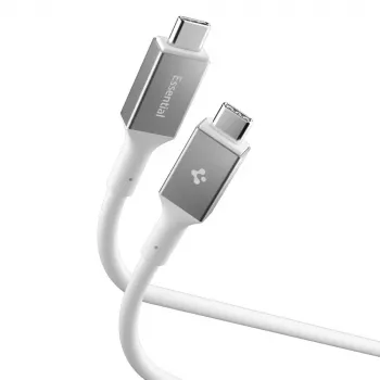 SPIGEN Essential USB-C to USB-C Cable 240W 120cm White