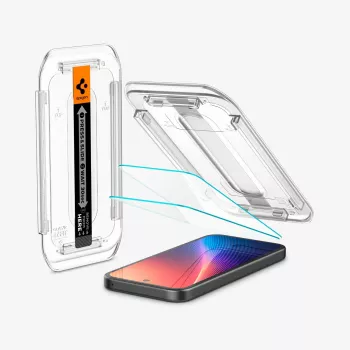 Spigen Glas.tR EZ Fit 2-Pack Screen Protector for Google Pixel 9a, Clear