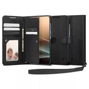 SPIGEN Wallet S Case for Samsung Galaxy S25+ Plus Black