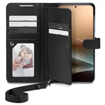 SPIGEN Wallet S Case for Samsung Galaxy S25+ Plus Black