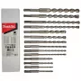 Makita SDS-PLUS Hammer Drill Bit Set 14-Piece (5-14mm) in Plastic Case D-71956