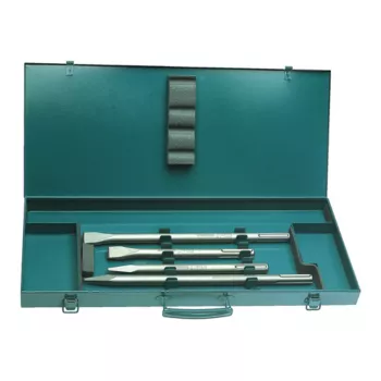 Makita Chisel Set Flat, Point 4 Pieces 24 mm SDS-Max Length 280 mm, 400 mm for Makita DHR243, DHR243