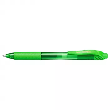 Pentel EnerGel X Retractable Gel Pen - Lime - 0.7 mm - Medium Point - Ambidextrous