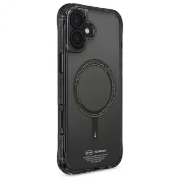 SKINARMA Saido Case for Apple iPhone 16 6.1 inch Magnetic Charging Black