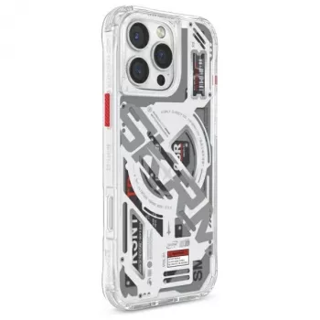 SKINARMA Ekho Case for iPhone 16 Pro 6.3 inch Magnetic Charging Clear