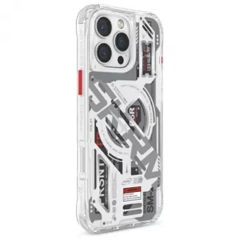 SKINARMA Ekho Magnetic Charging Case for Apple iPhone 16 Pro Max 6.9 inch Clear/Transparent
