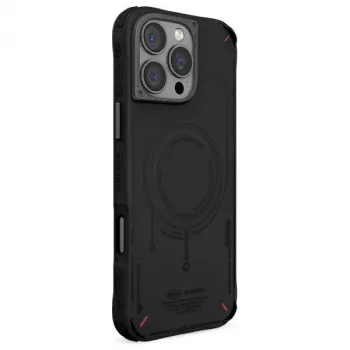 SKINARMA Mecha Case for Apple iPhone 16 Pro Max 6.9 inch Magnetic Charging Black
