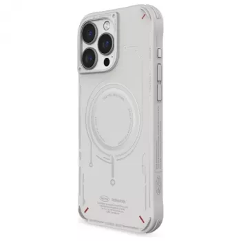 SKINARMA Mecha Case for iPhone 16 Pro Max 6.9 inch Magnetic Charging Light Grey
