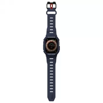 SKINARMA Mecha 2-in-1 Case with Strap for Apple Watch Ultra 49mm Navy Blue