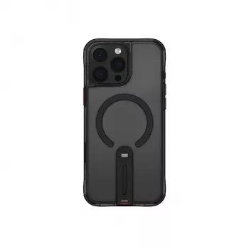 Skinarma Helix for iPhone 16 Pro Magnetic Charging 360 Rotating Stand Case Black