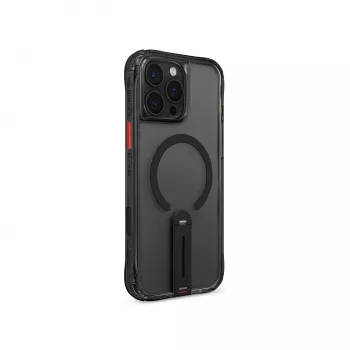 SKINARMA Helix Magnetic Charging 360 Rotating Stand Case for iPhone 16 Pro Max, Black