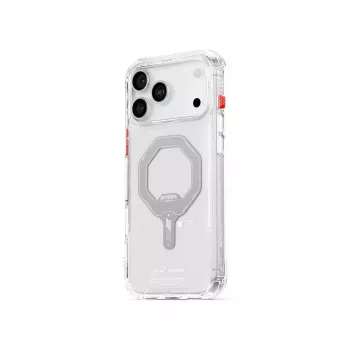 SKINARMA Saido Magnetic Charging Case for Apple iPhone 17 Pro, Transparent