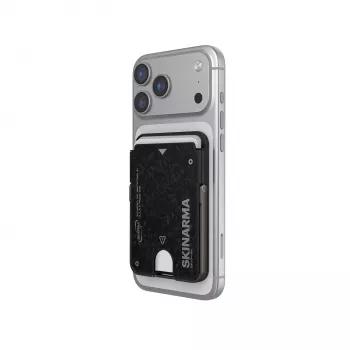 Skinarma Vektor Magnetic Smart Kick-Stand Case for Apple iPhone 15 Pro Max, Onyx