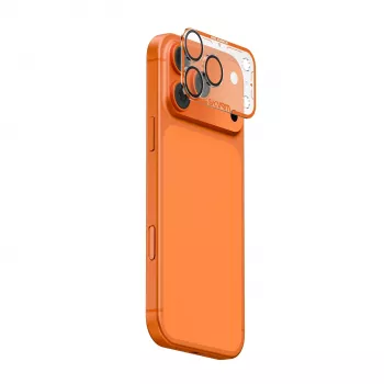 Skinarma Magma Full Matte Camera Lens Protector for iPhone 17 Pro Max - Orange