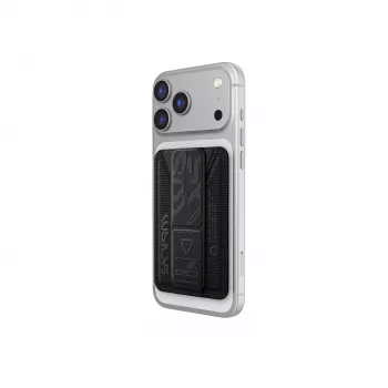 SKINARMA Kado Phantom Magnetic Cardholder Grip Stand Black