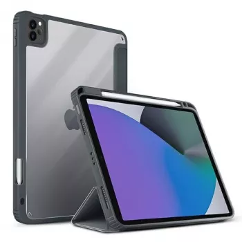 UNIQ Moven Case for iPad Pro 11 (2021/2020) and iPad Air 10.9 (2022/2020) with Antimicrobial Protection - Charcoal Grey