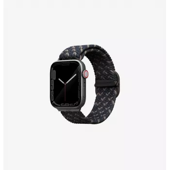 UNIQ Aspen Braided Solo Loop Watch Strap for Apple Watch 38/40/41mm Series 1-9/SE/SE2/SE3 - Citrus Pink