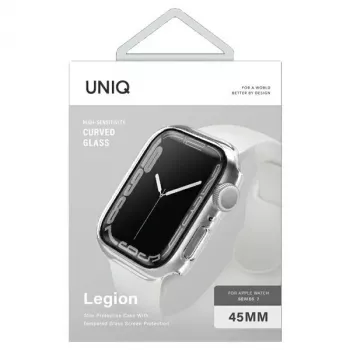 UNIQ Legion Case for Apple Watch Series 7/8/9 45mm Transparent