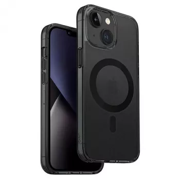 UNIQ LifePro Xtreme Magclick Charging Case for iPhone 14 Plus/15 Plus 6.7 inch Frost Smoke Black