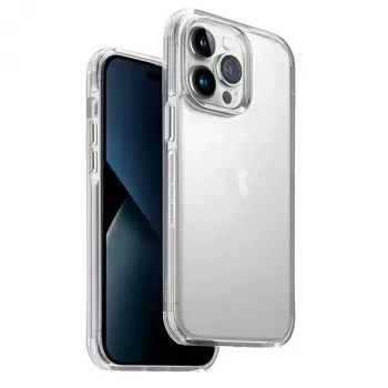 UNIQ Combat Case for Apple iPhone 14 Pro, 6.1 inch, Crystal Clear