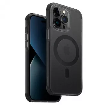 UNIQ Combat Case for iPhone 14 Pro 6.1 inch MagClick Charging Concrete Charcoal