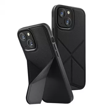 UNIQ Transforma Case for iPhone 14 Plus / 15 Plus 6.7 inch Magclick Charging Ebony Black