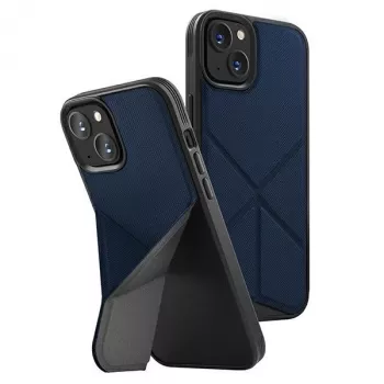 UNIQ Transforma Folio Case for iPhone 14 Plus / 15 Plus 6.7 inch Magclick Charging Electric Blue