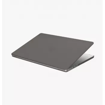 UNIQ Claro Hard Shell Case for MacBook Air 13-inch M2 2022 / M3 2024 / M4 2025 / M5 2026, Smoke Grey