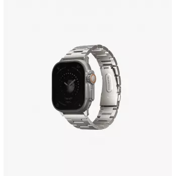 UNIQ Osta Apple Watch Band 42/44/45/49mm Stainless Steel Silver/Titanium Silver