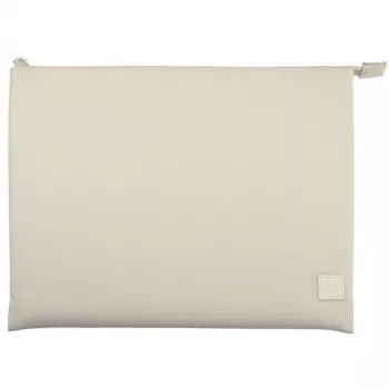 UNIQ Lyon Laptop Sleeve 14 inch Seasalt Light Beige Waterproof RPET