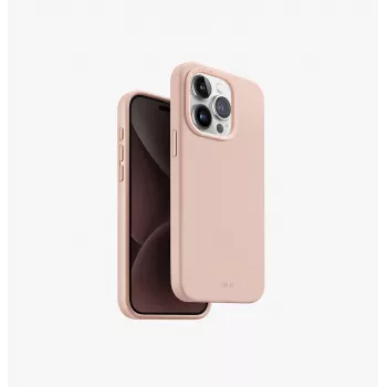 UNIQ Lino Hue MagClick Charging Case for Apple iPhone 15 Pro 6.1 inch Blush Pink