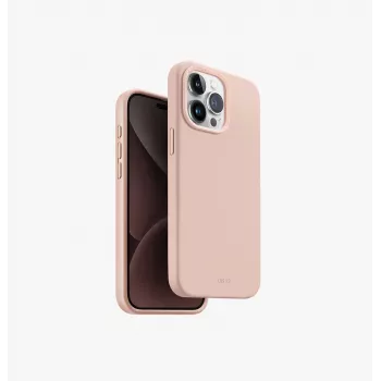 UNIQ Lino Hue Case for Apple iPhone 15 Pro Max 6.7 inch MagClick Charging Blush Pink