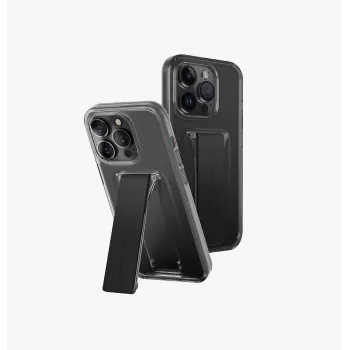 UNIQ Heldro Mount with Stand Case for Apple iPhone 15 Pro Max 6.7 inch - Vapour Smoke