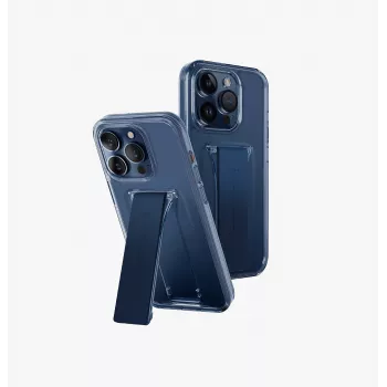 UNIQ Heldro Mount with Stand Case for iPhone 15 Pro Max 6.7 inch Ultramarine Deep Blue