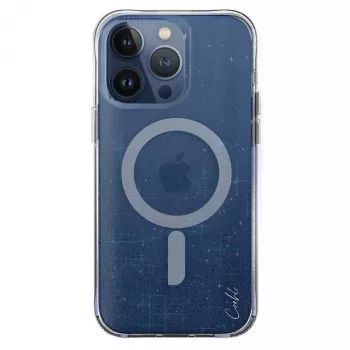 UNIQ Coehl Lumino Case for iPhone 15 Pro 6.1 inch Magnetic Charging Prussian Blue