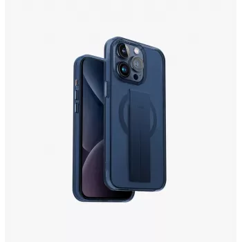 UNIQ Heldro Mag Case for iPhone 15 Pro 6.1 inch MagClick Charging Ultramarine Deep Blue
