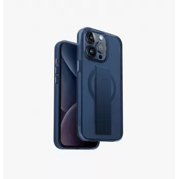 UNIQ Heldro Mag Case for iPhone 15 Pro Max 6.7 inch MagClick Charging Ultramarine Deep Blue