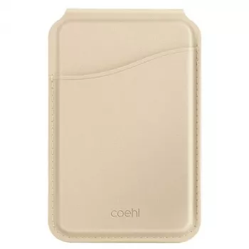 UNIQ Coehl Esme Magnetic Wallet with Mirror and Kickstand Cream