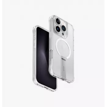 UNIQ Eleva with Vertica Stand Case for Apple iPhone 16 Pro 6.3 inch Lucent Clear