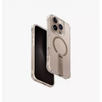 UNIQ Eleva with Vertica Stand Case for Apple iPhone 16 Pro 6.3 inch Lucent Clear