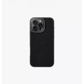 UNIQ Keva Max Magclick Charging Case for iPhone 16 Pro 6.3 inch - Black Carbon