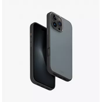 UNIQ Lyden DS Case for iPhone 16 Pro Max 6.9 inch MagClick Charging Washed Blue-Black