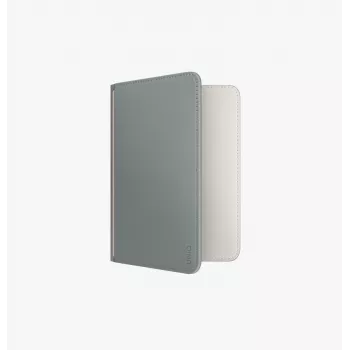 UNIQ Belmont RFID Passport Holder Green & Ivory