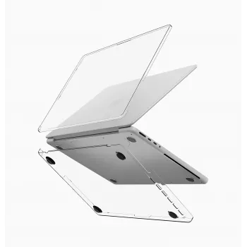 UNIQ Vero Hard Shell Case for MacBook Pro 14-inch (M1 2021, M2 2023, M3 2023, M4 2024, M5 2025/2026) - Transparent
