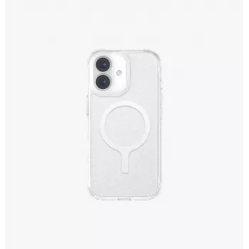 UNIQ LifePro Xtreme MagClick Charging Case for iPhone 15 Pro Max, Clear Glitter