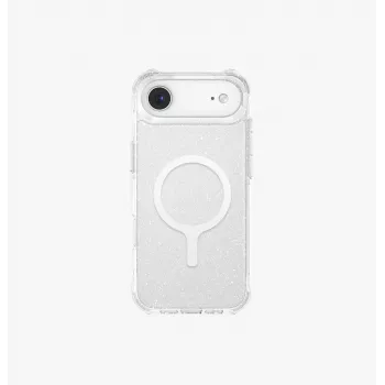 UNIQ LifePro Xtreme MagClick Charging Case for iPhone 14 Pro Max, Transparent/Glitter