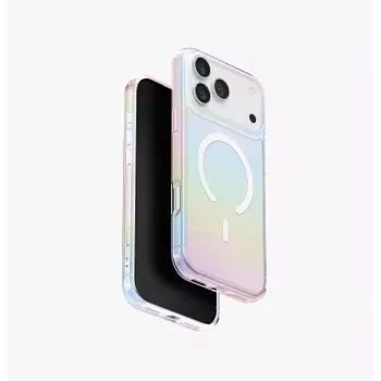 UNIQ Iridescia Case for Apple iPhone 17 Pro Max Magclick Charging Holo Quartz