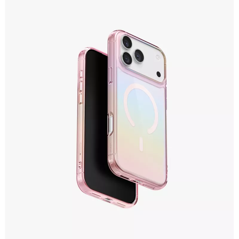 UNIQ Iridescia Case for Apple iPhone 17 Pro Max Magclick Charging Midnight Quartz