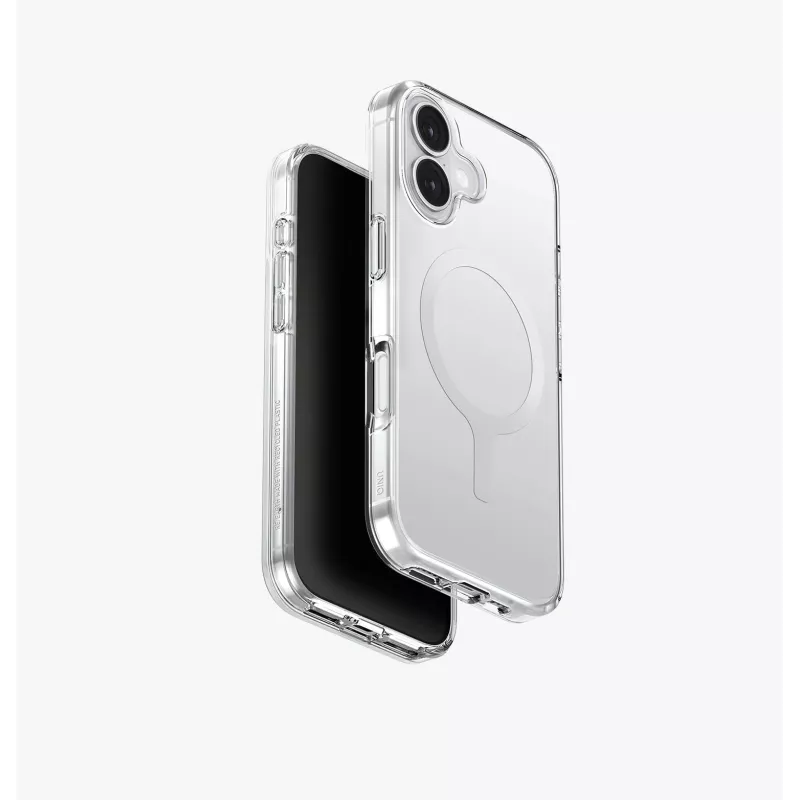 UNIQ Clario Case for iPhone 17, MagClick Charging, Black