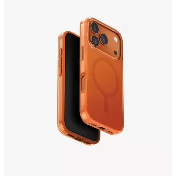 UNIQ Clario Case for iPhone 17 Pro Magclick Charging Orange